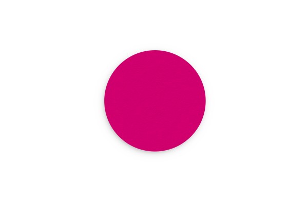 Motiv Untersetzer Uni magenta Kreis Ø 60 mm