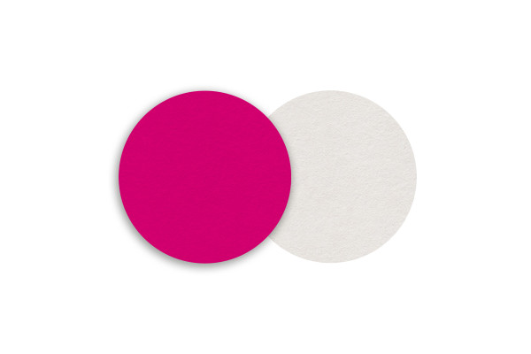 Motiv Untersetzer Uni magenta Kreis Ø 60 mm